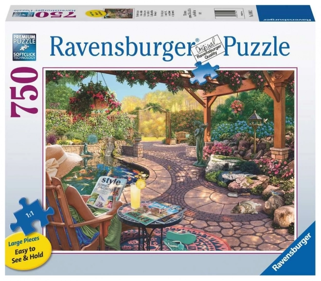 Ravensburger - gyönyörű kert 750 darabos puzzle