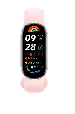 Xiaomi Mi Band 9 okos karkötő – Rózsaszín