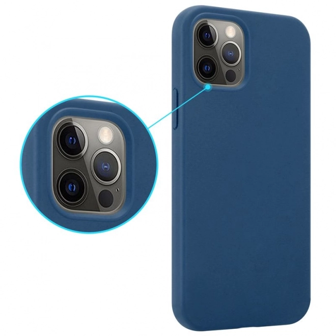 Navy kék iPhone 15 Plus biológiailag lebomló tok