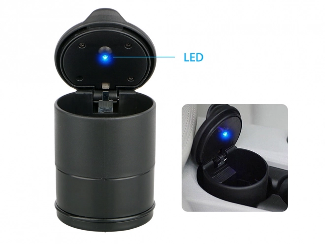 Autós hamutartó LED világítással