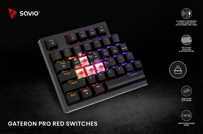 Vezeték nélküli mechanikus billentyűzet Phenix Gateron Red