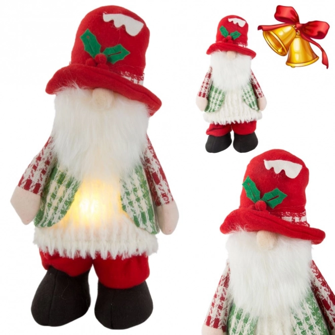 Szellem karácsonyi kobold LED világítással 30 cm