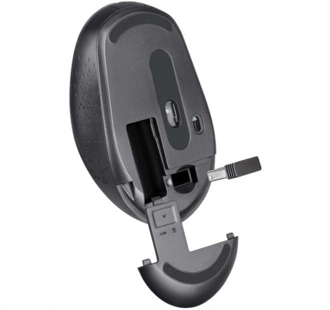 Vezeték nélküli egér AURIS MB-027 800/1200/1600 DPI – Szürke