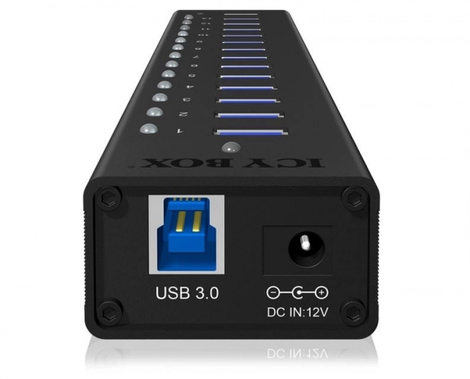 13 portos aktív USB Hub alumínium házban