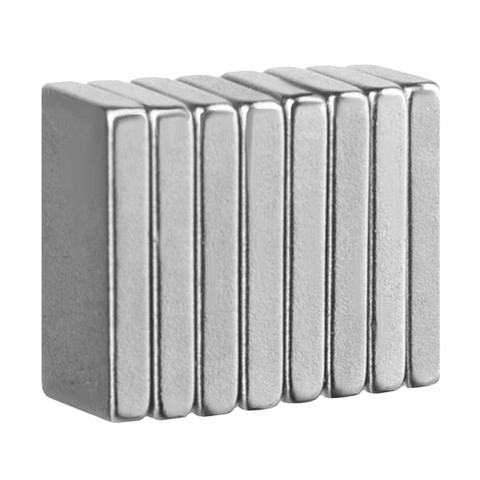 Neodímium mágnes készlet - 10 darab – 1 x 0,5 x 0,1 cm