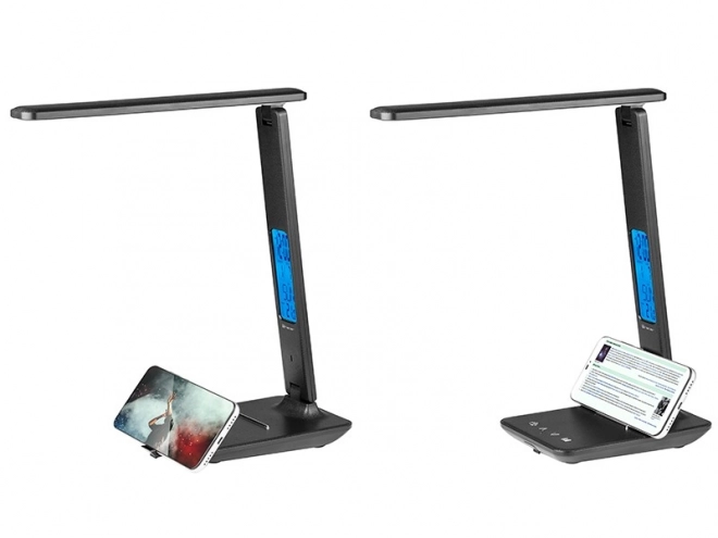 Asztali lámpa LCD kijelzővel