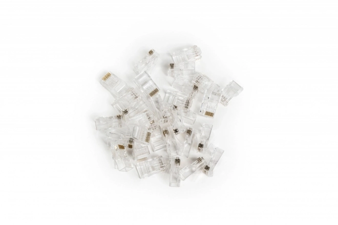 Digitus átmenő RJ45 csatlakozó alj nélküli kat.6 100 db