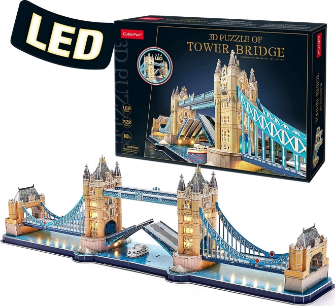 3D puzzle - Tower Bridge LED