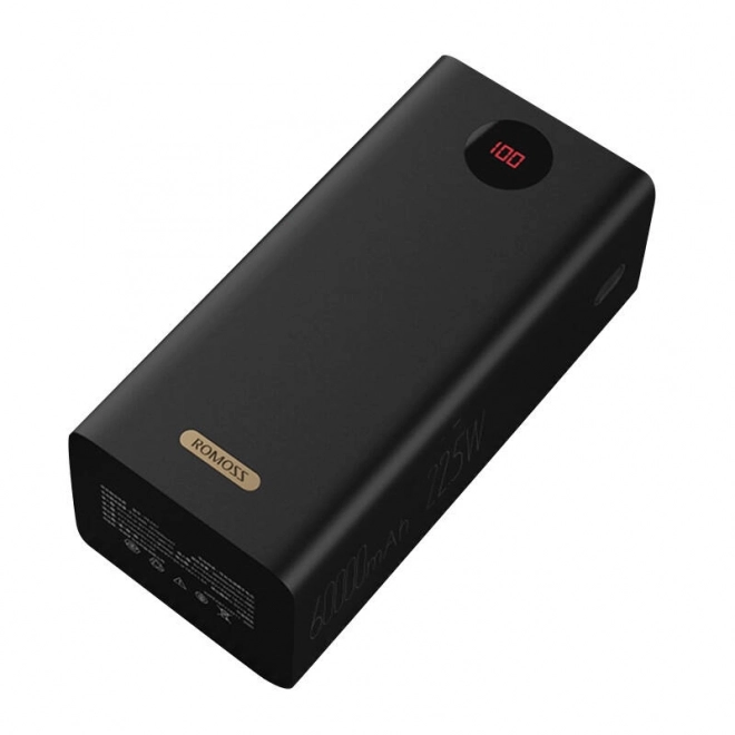 Romoss powerbank 60000 mAh QC + PD gyors töltés fekete