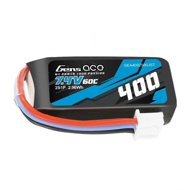 Gens Ace akkumulátor 400mAh 7,4V 60C JST csatlakozóval