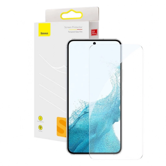 Baseus kijelzővédő üveg Samsung S23-hoz