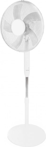 Álló ventilátor 45W - 3 üzemmód, 5 lapát, fehér