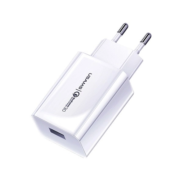 Hálózati töltő 18W QC 3.0 USB-C kábel