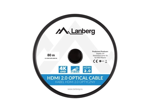 Lanberg 4K HDMI kábel 80m