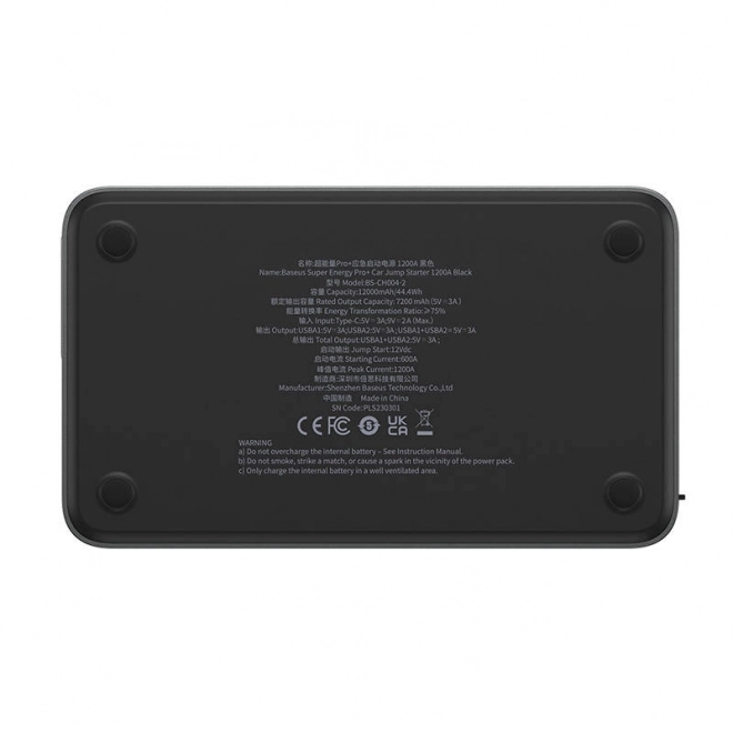 Baseus Black Super Energy Pro+ autó indító