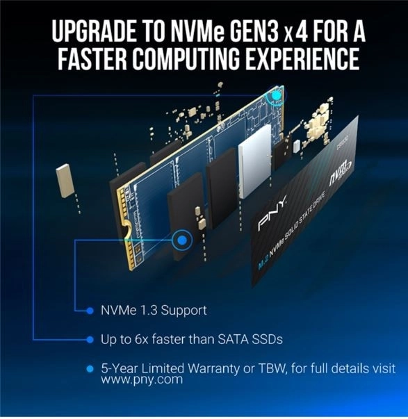Ssd lemez 2tb m.2 nvme pny