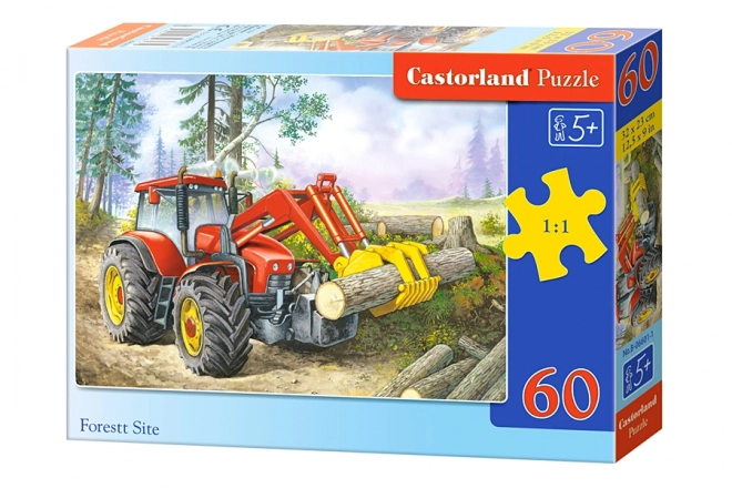 Erdei puzzle 60 darabos készlet gyerekeknek