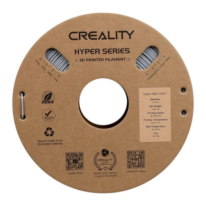 Creality hyper ABS szürke filament
