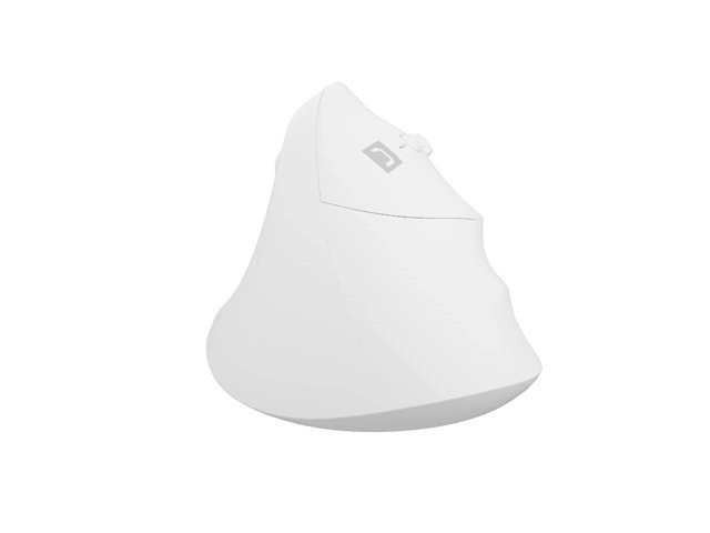 Vertikális vezeték nélküli egér Crake 2 BT 5.2 + 2.4GHz fehér