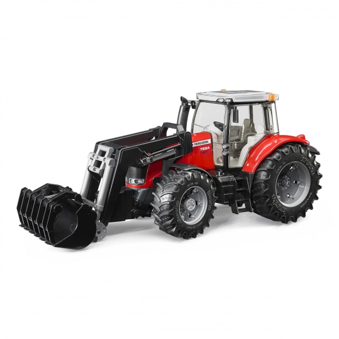 Bruder traktor Massey Ferguson 7624 elülső rakodóval