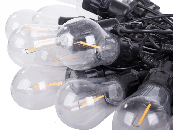 Kerti fényfüzér 20 LED izzóval