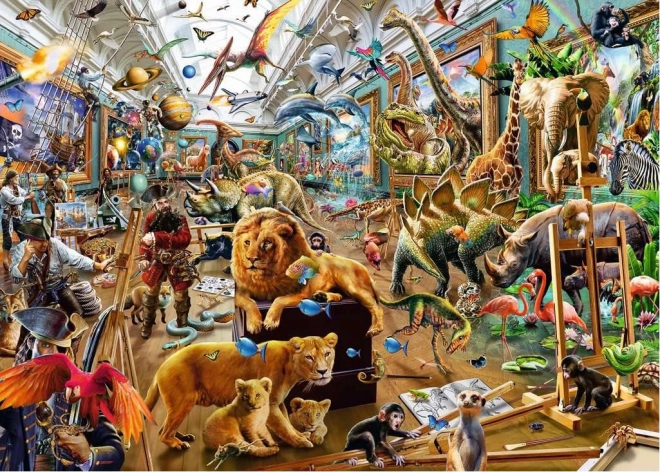 Káosz a Galériában puzzle 1000 darabos