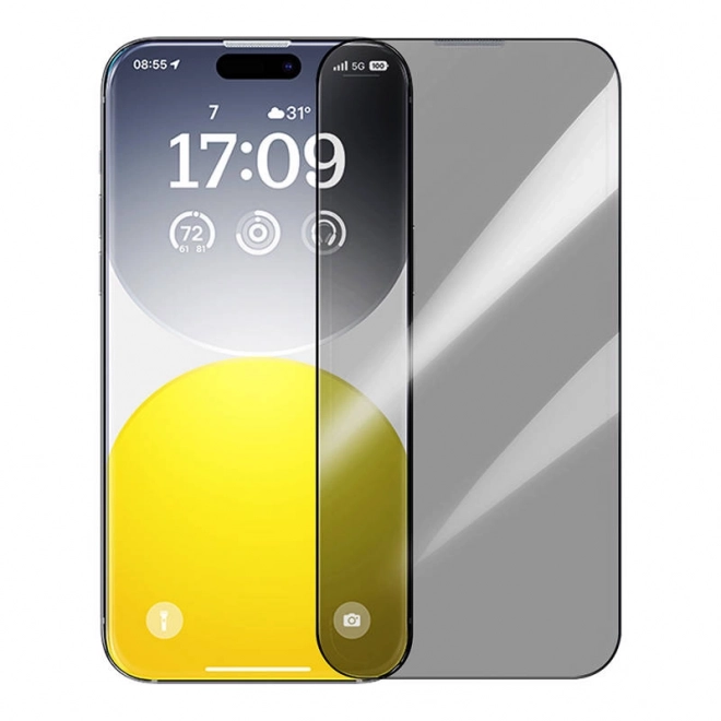 Baseus Diamond biztonsági üveg iPhone 15 Pro Max-hoz