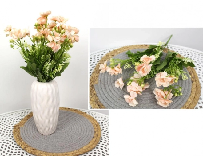 Művirág csokor apró virágokkal 6 szár 35 cm