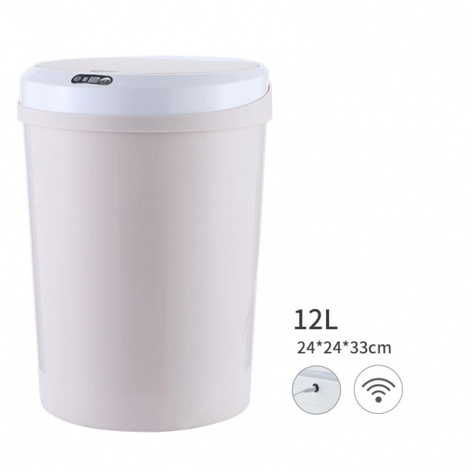 Automatikus szemetes intelligens érzékelővel 16 l – Rózsaszín