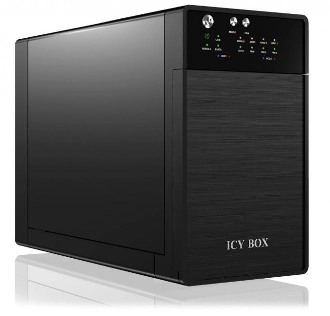 Icy Box IB-RD3620SU3 2x3.5'' RAID merevlemez tok