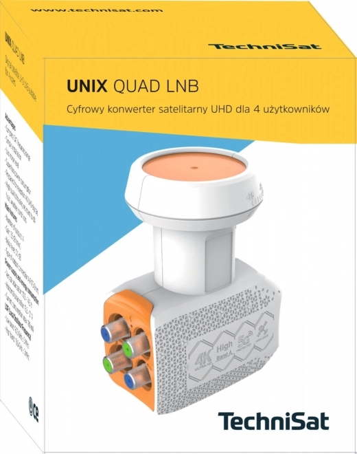 Szatellites vevő UNIX QUAD LNB