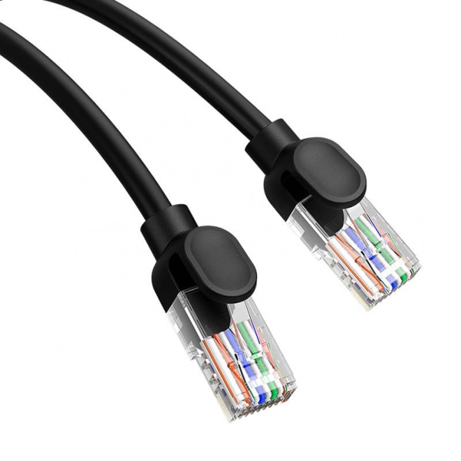 baseus Ethernet hálózati kábel CAT5, 1 m, fekete