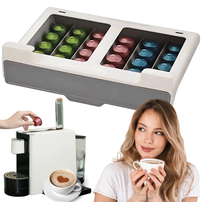 Kapszula tároló nespresso kávégéphez