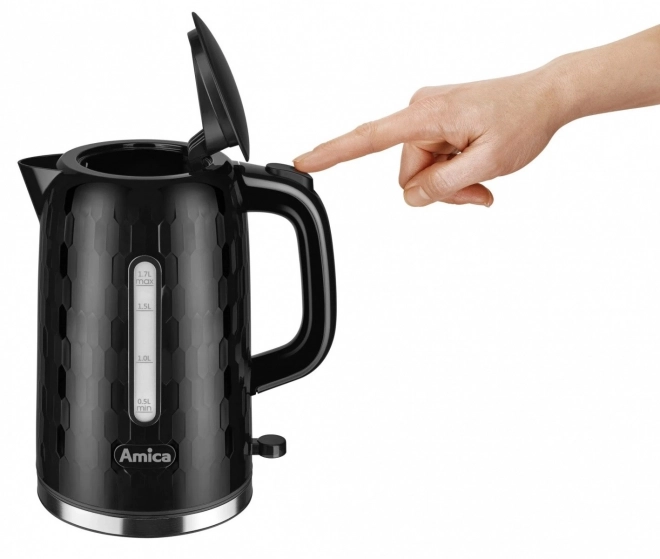 Amica vízforraló 1.7l fekete