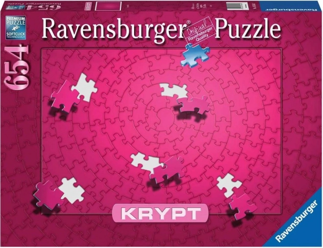 Ravensburger Krypt rózsaszín puzzle 654 darabos