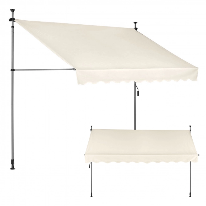 Erkély Napellenző MultiGarden 300x120 cm Bézs
