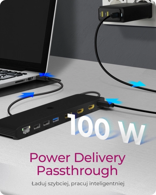 12 az 1-ben usb-c dokkolóállomás