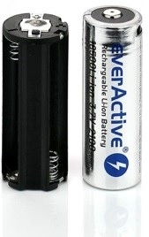 EverActive 18500 Li-ion 3,7V 2100 mAh USB-C újratölthető akkumulátor