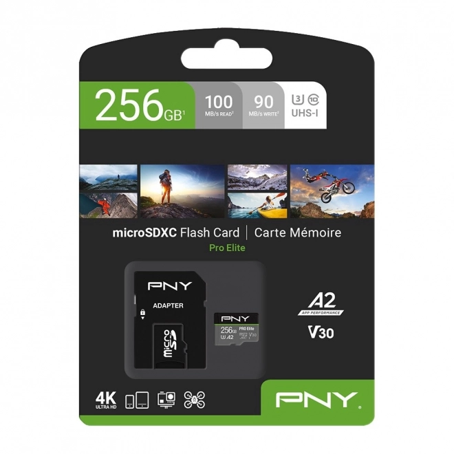 Pny Pro Elite MicroSDXC 256 GB memóriakártya