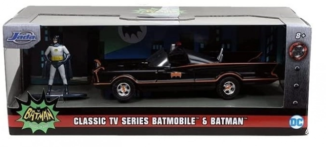 Batman Batmobil autó fém modell 1:32 figurával