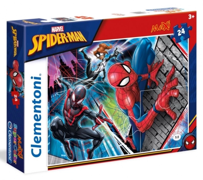 Maxi színes puzzle 24 darabos Spider-Man