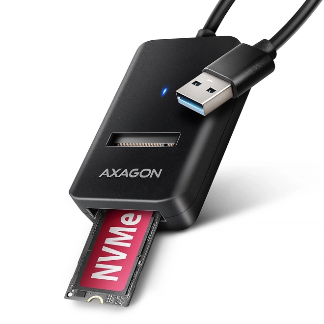 Adapter usb 3.2 gen 2 m.2 nvme/sata ssd 10 gbps 10 cm usb-a kábel