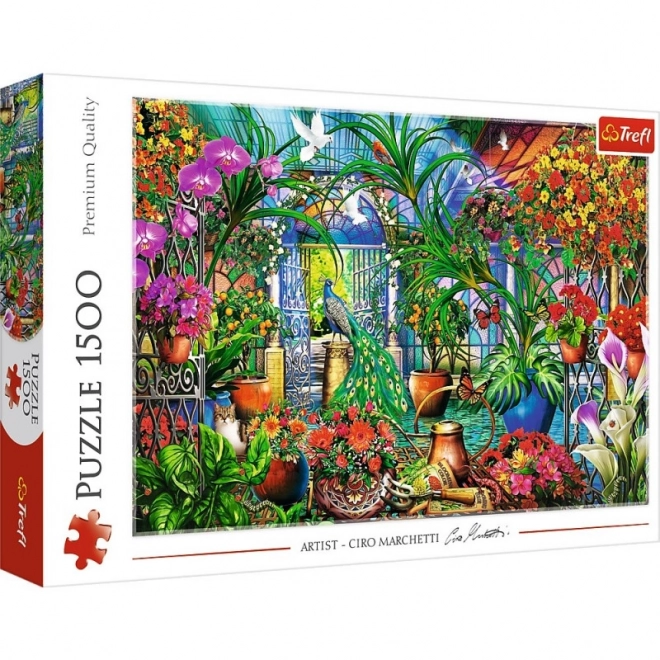 Trefl rejtélyes kert 1500 darabos puzzle