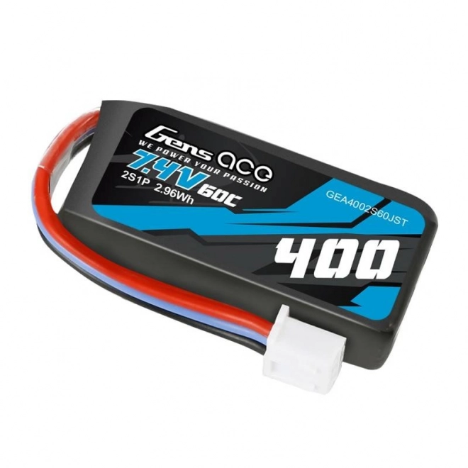 Gens Ace akkumulátor 400mAh 7,4V 60C JST csatlakozóval