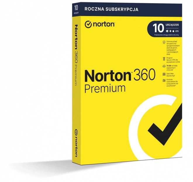 Norton 360 Premium biztonsági szoftver