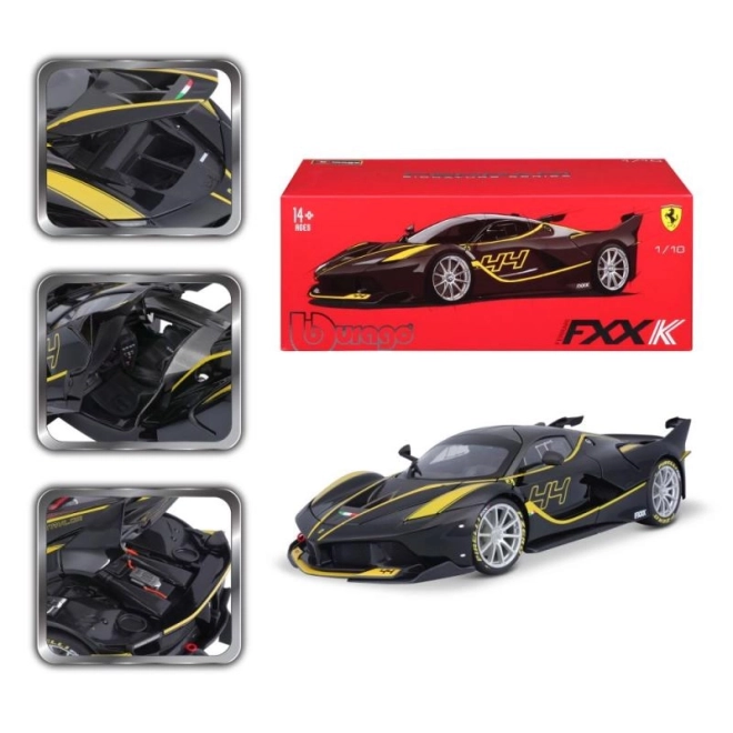 Bburago FERRARI Signature sorozat FXX K fekete modellautó