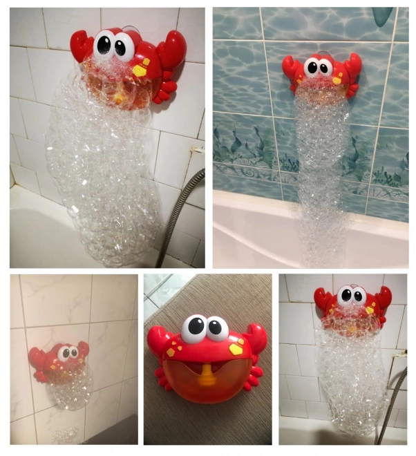 Fürdőjáték habgenerátor béka – Rák