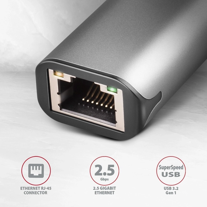 Usb-a 3.2 2,5 gigabites Ethernet hálózati adapter