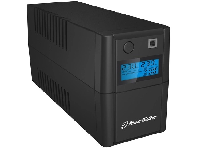 PowerWalker VI 650 SE LCD interaktív UPS 650VA