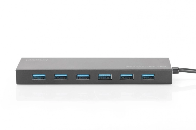 7 portos aktív USB 3.0 alumínium hub